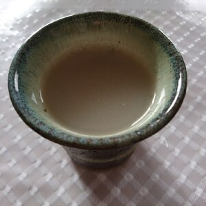 あったまる蕎麦湯